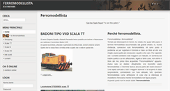 Desktop Screenshot of ferromodellista.it