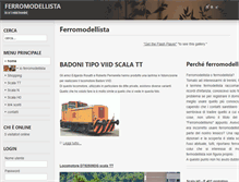 Tablet Screenshot of ferromodellista.it